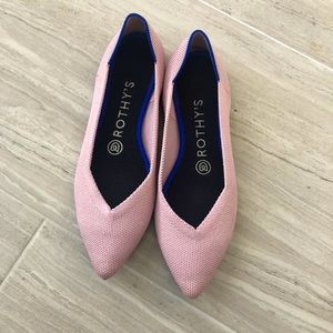 Rothy’s Pointed Toe Flats - Blush 6.5